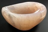Polished Rose Quartz Bowl #318458-1